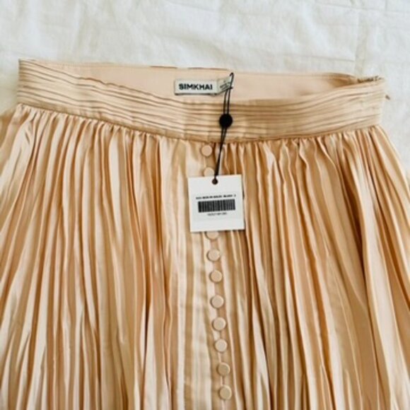 NWT SIMKHAI Dulce Skirt - BLUSH / 2 - Picture 8 of 15